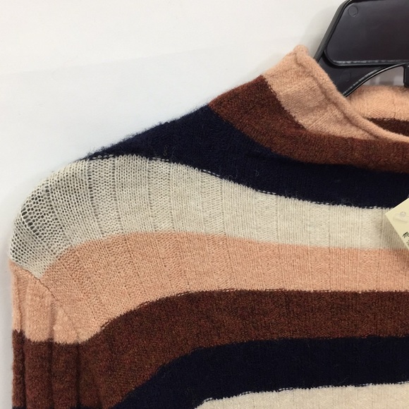 Madewell Striped Evercrest Turtleneck Sweater - Picture 4 of 8